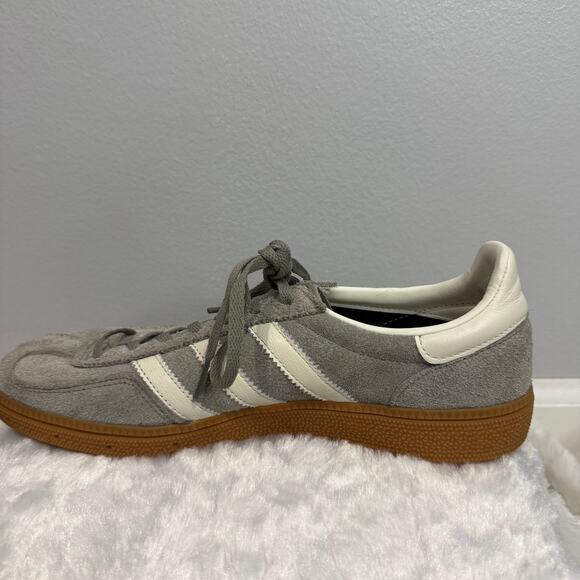 Adidas Handball Spezial Grey Suede Gum Sole Sneakers Women’s 8.5 - Picture 6 of 8